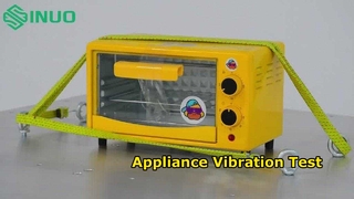Điều gì xảy ra với thiết bị gia dụng trong quá trình kiểm tra độ rung cơ học?