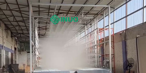 Tin tức công ty mới nhất về Tháng 10 Sản xuất nặng - Hệ thống thử nghiệm mưa và sương mù xe hành khách tự động