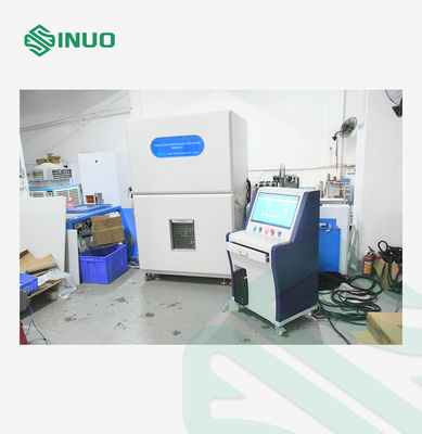 chất lượng Buồng thử nghiệm nghiền và xuyên đinh pin Thiết bị kiểm tra an toàn pin 300kN nhà máy