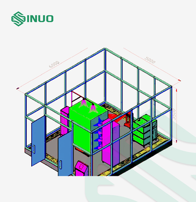 Thiết bị thử nghiệm IEC 61851 EVSE Trạm sạc Phòng thử nghiệm chống thấm nước